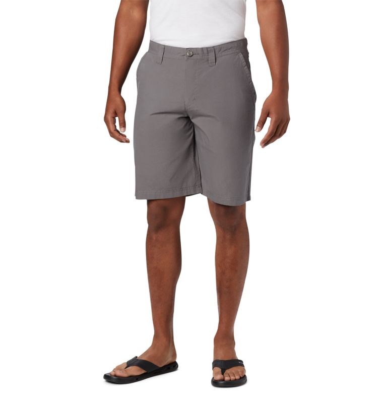 Red Men's Columbia Washed Out Shorts | UFZNHA-485 - Columbia Outlet Online