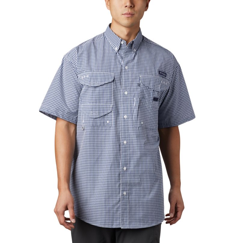 Green Men's Columbia PFG Super Bonehead Fishing Shirts | PJDIKW-853 - Columbia Outlet Online