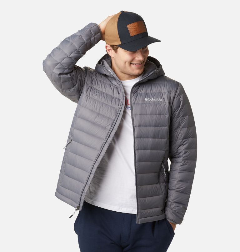Black Men's Columbia Voodoo Falls 590 Puffer Jacket | BVNZSE-469 - Columbia Outlet Online