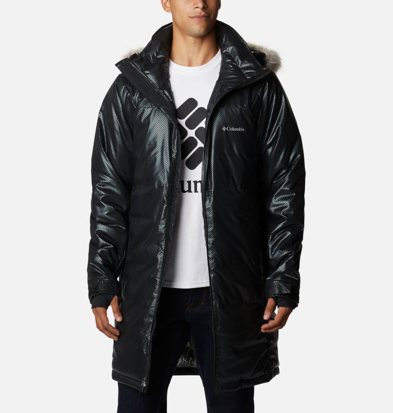 Black Men's Columbia Great Bend 780 Parkas | NUQIBW-739 - Columbia Outlet Online