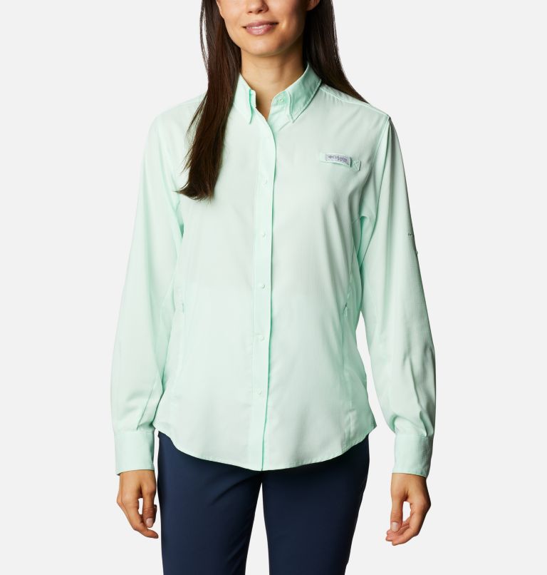 Blue Women's Columbia PFG Tamiami II Shirts | GJKHTV-843 - Columbia Outlet Online