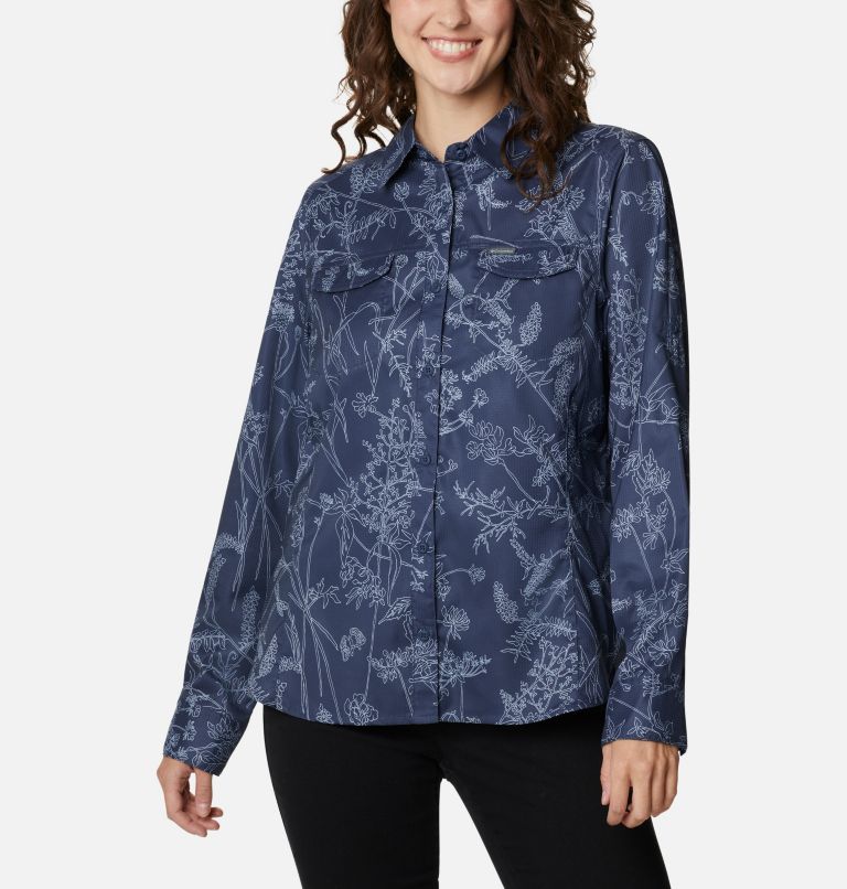 White Women's Columbia Silver Ridge Shirts | QOUAXK-537 - Columbia Outlet Online