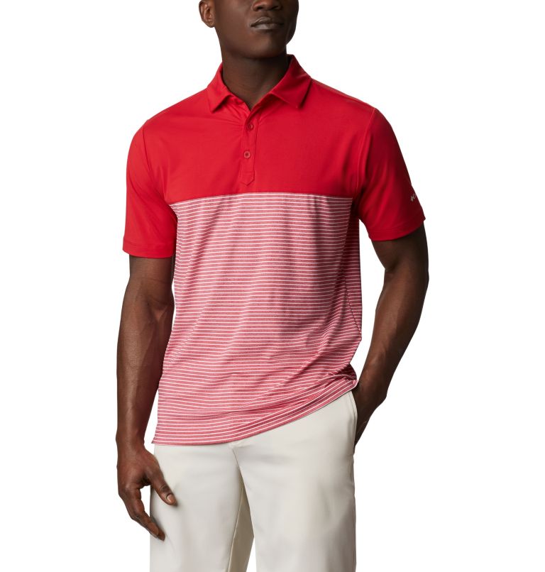 Azul Men's Columbia Omni-Wick Polo | UYHJCX-280 - Columbia Outlet Online