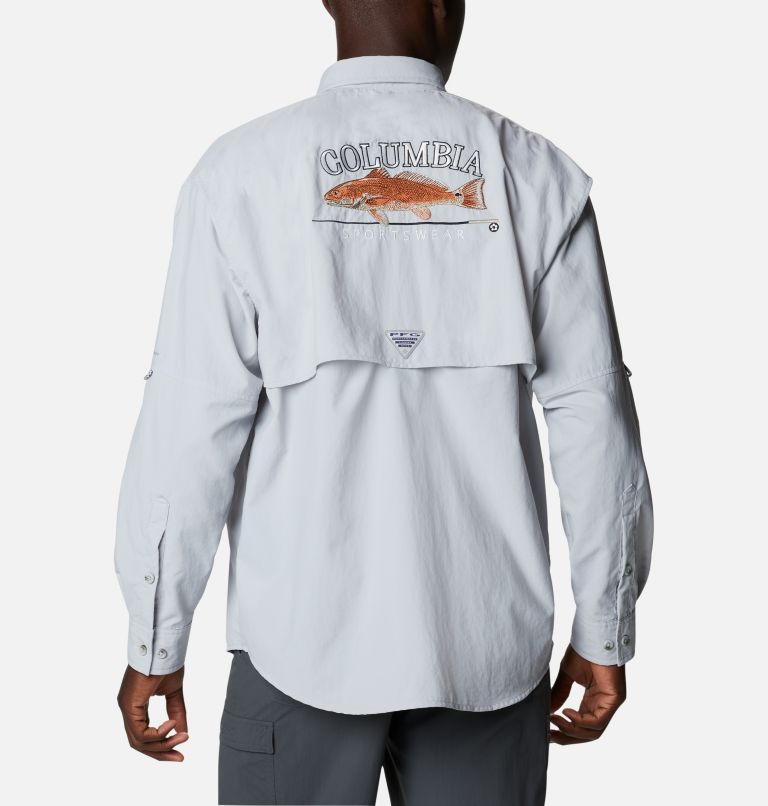 White Men's Columbia Bonehead Fishing Shirts | YESVCW-103 - Columbia Outlet Online