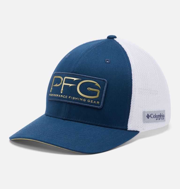 Silver Men's Columbia PHG Mesh Baseball Cap Hats | QYGHWZ-378 - Columbia Outlet Online