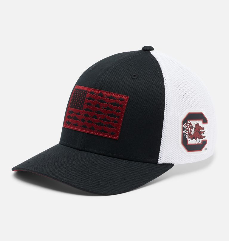 Purple Women's Columbia PFG Mesh Fish Flag Baseball Cap Hats | BYNGDU-560 - Columbia Outlet Online