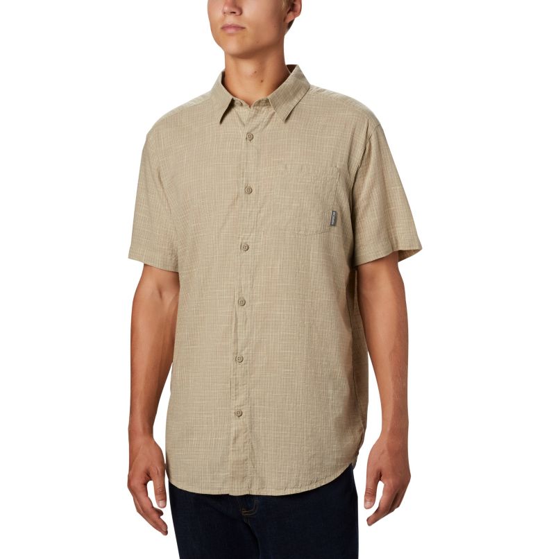 Yellow Men's Columbia Under Exposure Shirts | DYWPXG-836 - Columbia Outlet Online