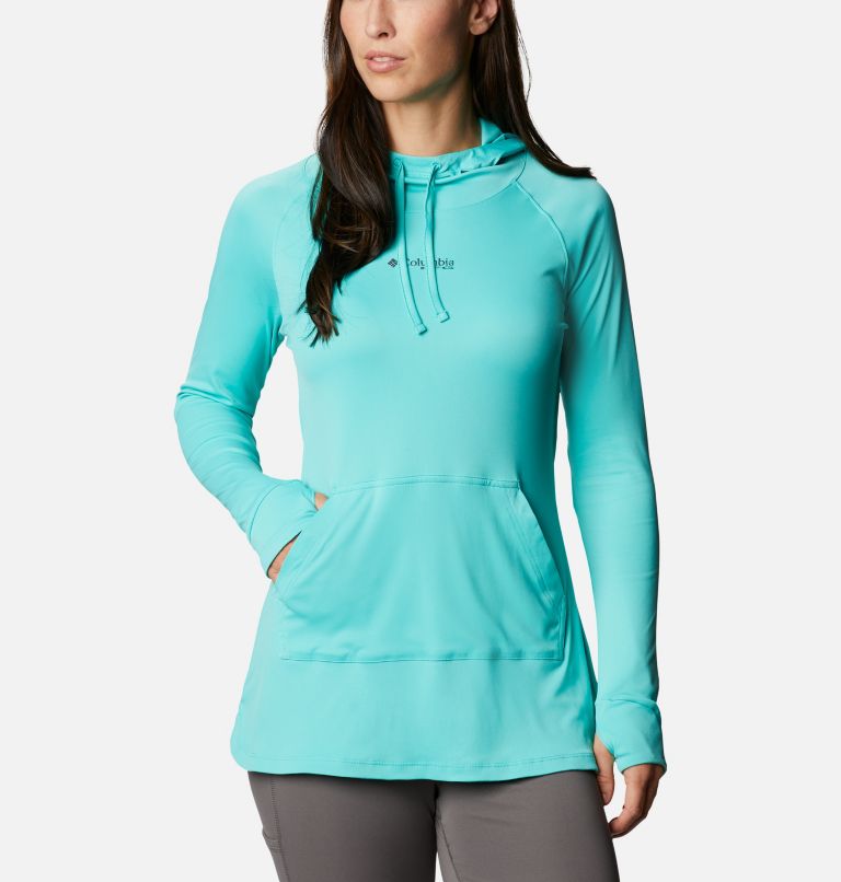 Blue Women's Columbia PFG Respool Hoodies | NMCGUH-369 - Columbia Outlet Online