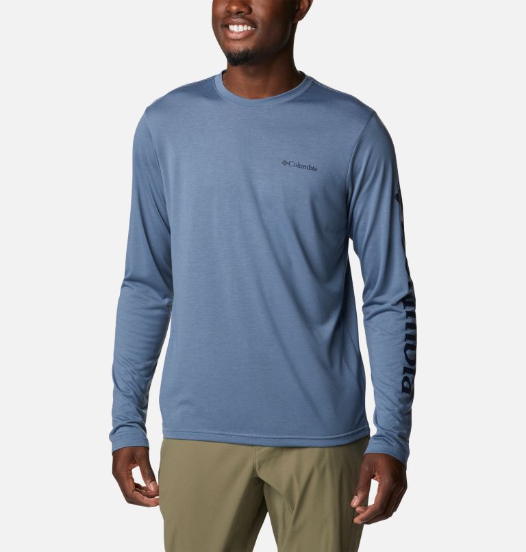 Black Men's Columbia Marshall Valley T-Shirt | QXAEDL-049 - Columbia Outlet Online