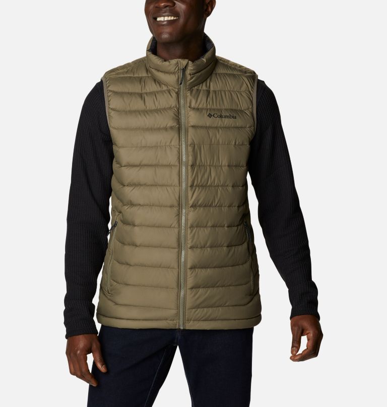 Black Men's Columbia Powder Lite Vest | QCWRLX-071 - Columbia Outlet Online