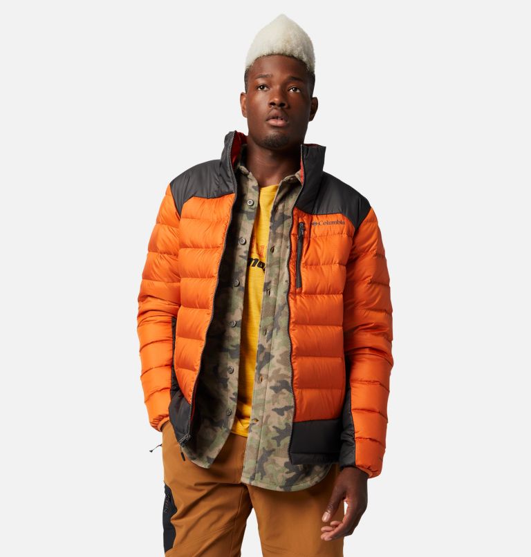 Navy Men's Columbia Autumn Park Down Jacket | CXLGQR-689 - Columbia Outlet Online