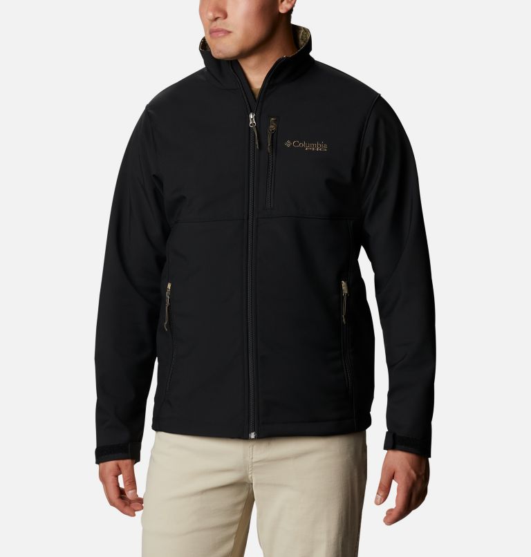 Black Men's Columbia PHG Ascender Softshell Jacket | LXSHZI-362 - Columbia Outlet Online
