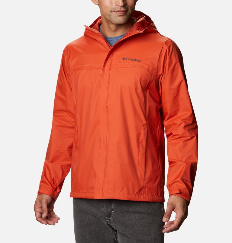 Green Men's Columbia Watertigh Rain Jacket | KLXGFM-815 - Columbia Outlet Online