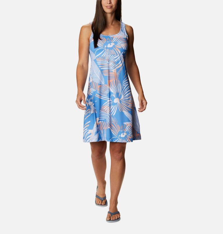Blue Women's Columbia PFG Freezer III Dresses | PKEFGH-965 - Columbia Outlet Online
