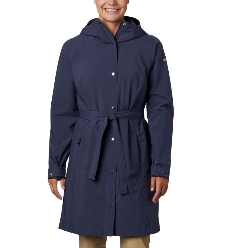 Black Women's Columbia Here And There Rain Jacket | PZINAE-657 - Columbia Outlet Online