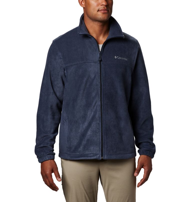 Black Grey Men's Columbia Steens Mountain 2.0 Fleece Jacket | TYQSDI-709 - Columbia Outlet Online