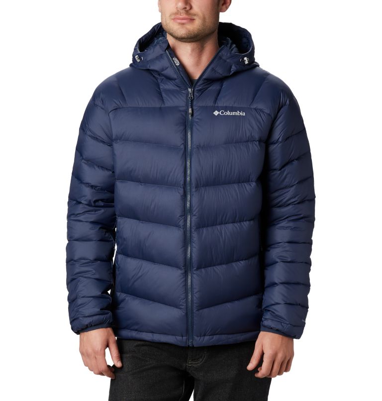 Green Navy Men's Columbia Centennial Creek Down Jacket | GIEXTC-543 - Columbia Outlet Online
