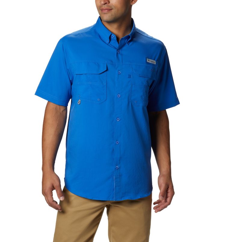 Green Men's Columbia PFG Blood and Guts III Shirts | TBIOWK-523 - Columbia Outlet Online