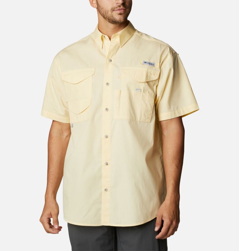 Green Men's Columbia PFG Bonehead Fishing Shirts | CDGXSP-471 - Columbia Outlet Online