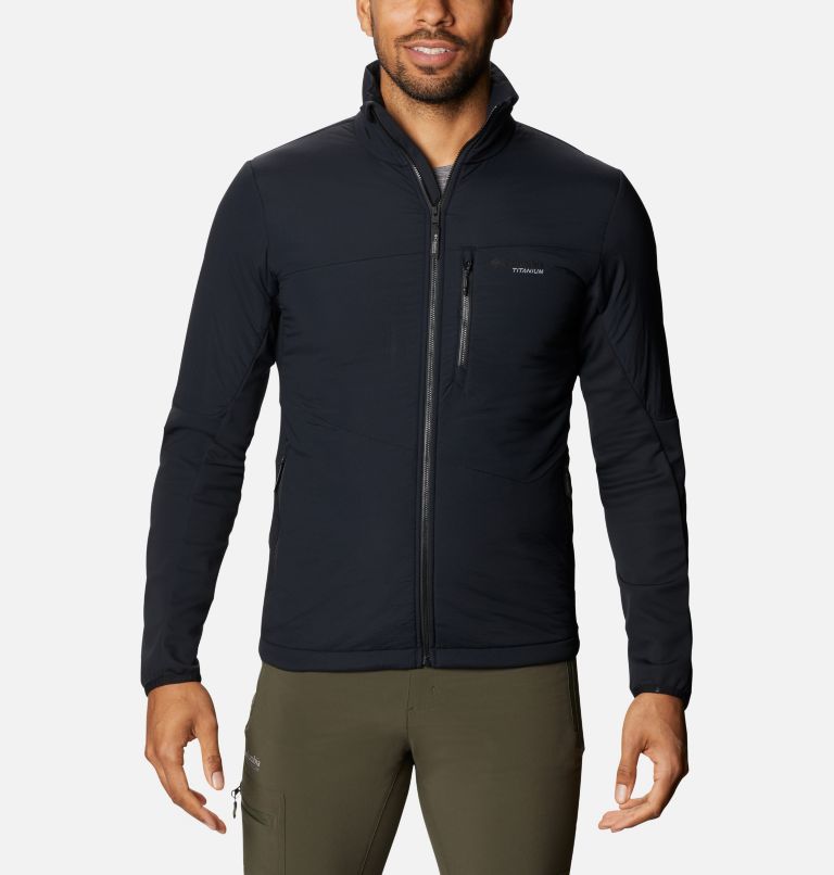Blue Navy Men's Columbia Peak Pursuit Fleece Jacket | SFBQDP-325 - Columbia Outlet Online