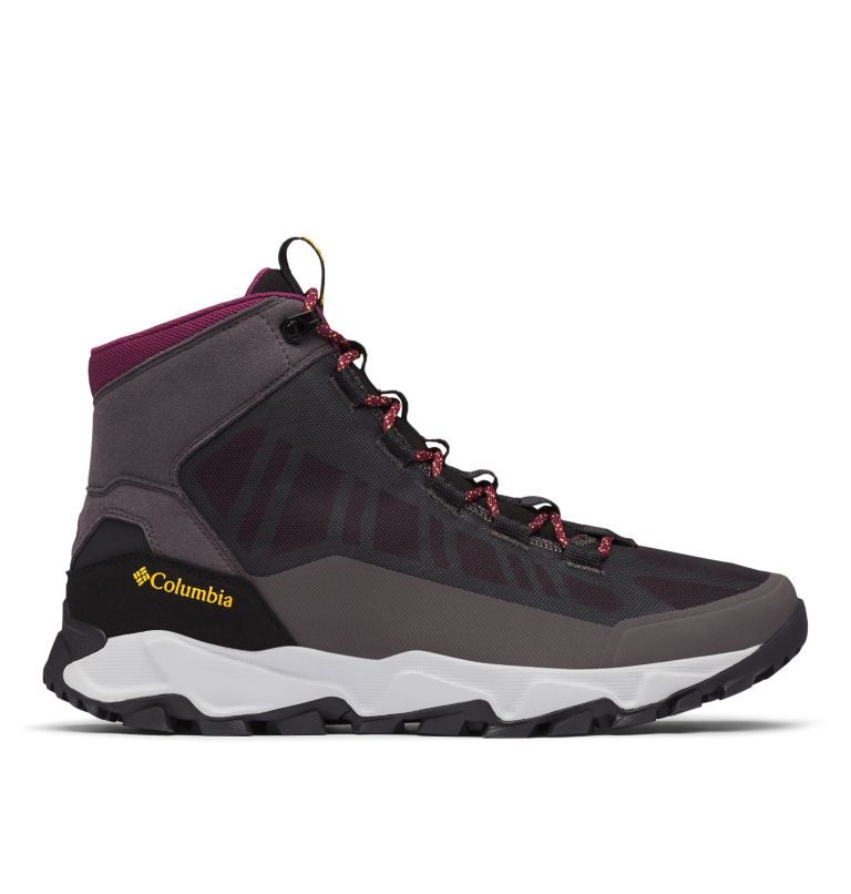 Black White Grey Men's Columbia Flow Borough Boots | NKTWQZ-074 - Columbia Outlet Online