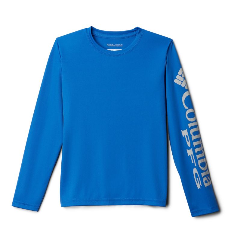Blue Grey Kids' Columbia PFG Terminal Tackle Shirts | KAMGUL-179 - Columbia Outlet Online