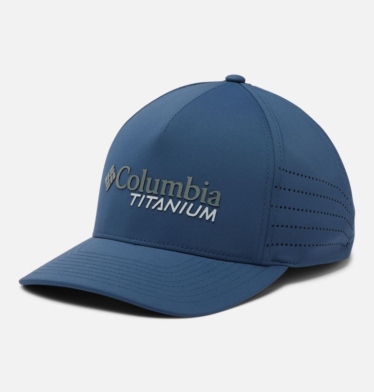 Blue Men's Columbia Titanium Baseball Cap Hats | FMUDNQ-674 - Columbia Outlet Online
