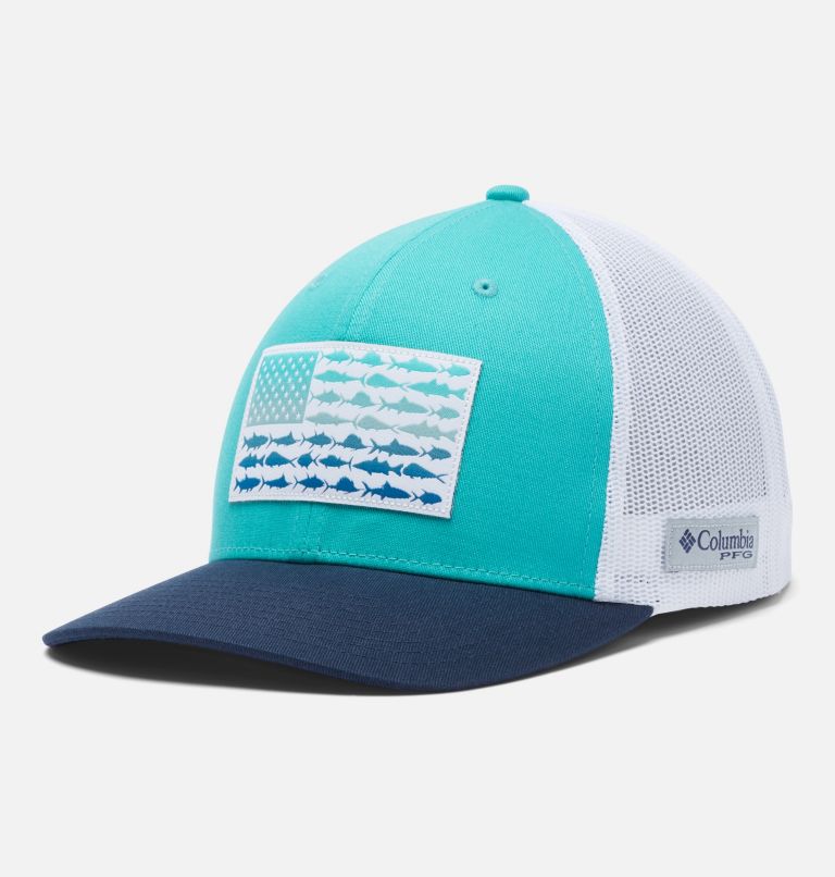 Brown Khaki Men's Columbia PFG Mesh Snap Back Baseball Cap Hats | NSEKGW-069 - Columbia Outlet Online