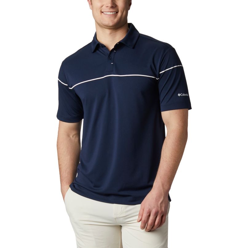 Azul Men's Columbia Omni-Wick Polo | UYHJCX-280 - Columbia Outlet Online