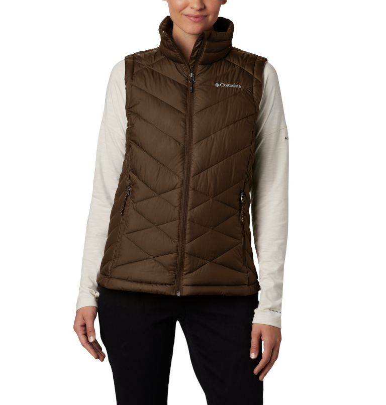 Olive Green Women's Columbia Heavenly Vest | YLAHGM-167 - Columbia Outlet Online