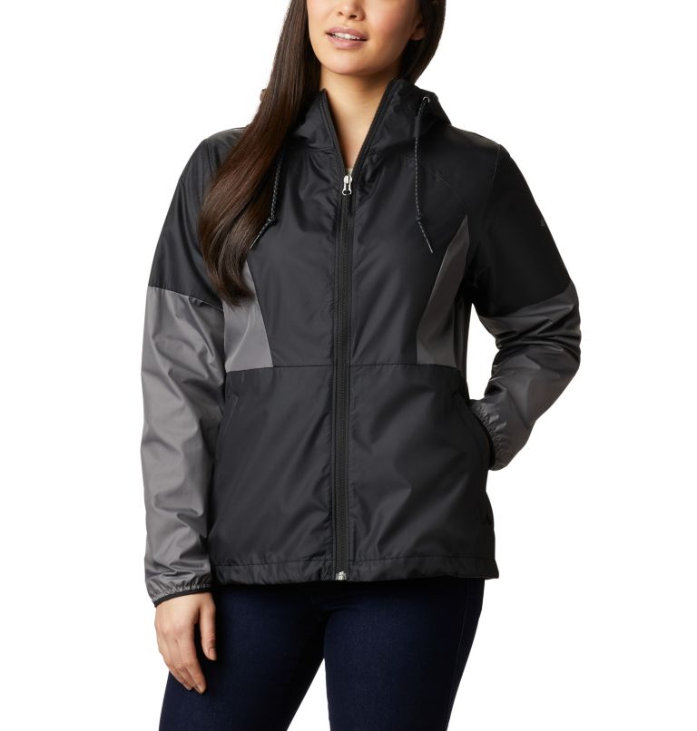 Black Grey Women's Columbia Side Hill Windbreaker | WGCTAN-637 - Columbia Outlet Online