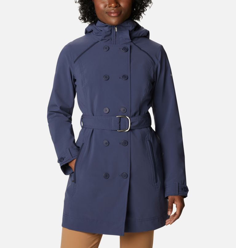 Blue Women's Columbia Zenith Vista Rain Jacket | IHVMLJ-258 - Columbia Outlet Online