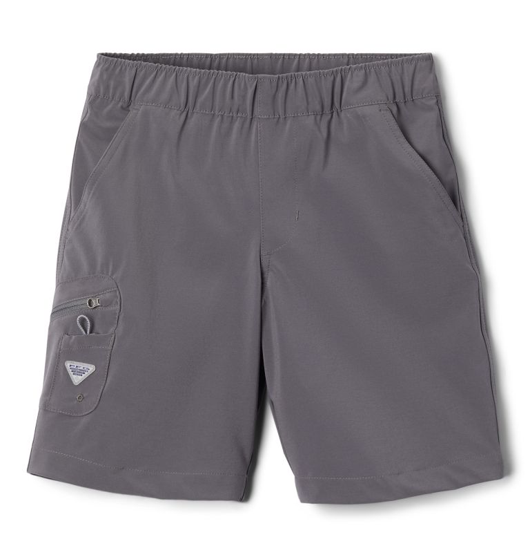 Black White Kids' Columbia PFG Terminal Tackle Shorts | DKRLPG-623 - Columbia Outlet Online
