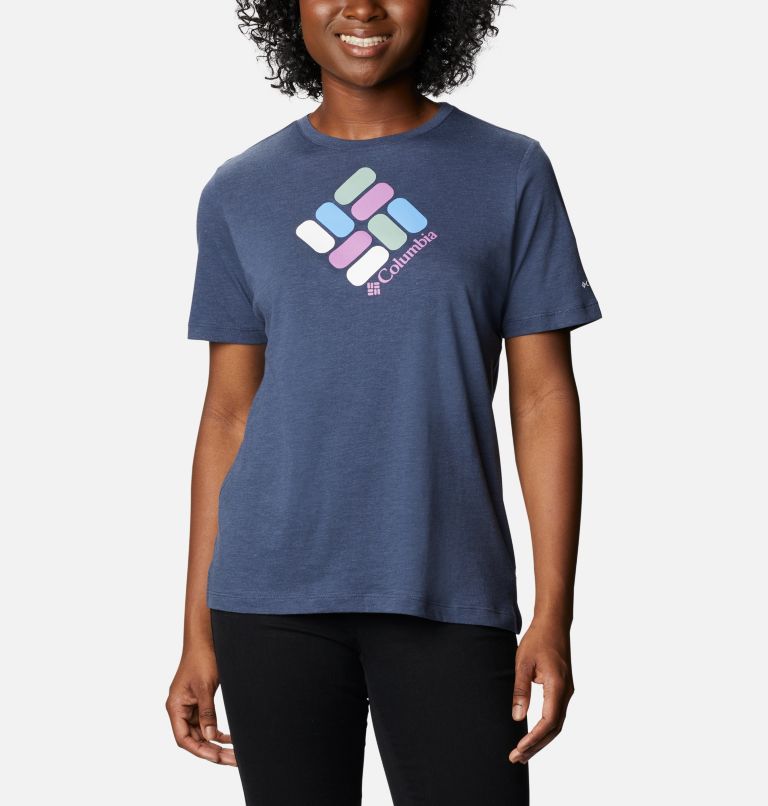 Blue Women's Columbia Bluebird Day T-Shirt | OUXZAG-298 - Columbia Outlet Online