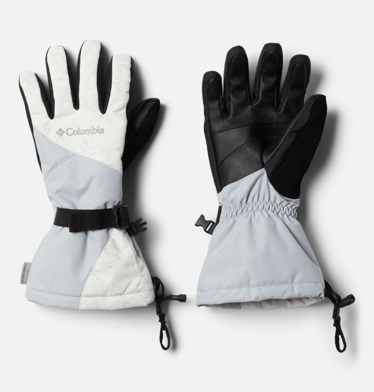 White Grey Women's Columbia Whirlibird Gloves | PYDUBG-357 - Columbia Outlet Online