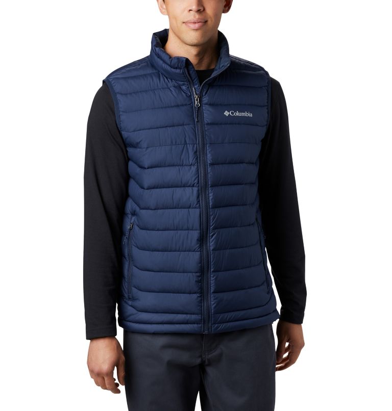 Black Men's Columbia Powder Lite Vest | QCWRLX-071 - Columbia Outlet Online