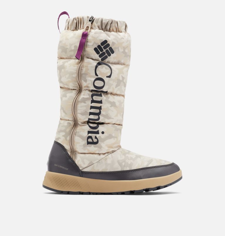 Beige Grey Women's Columbia Paninaro Omni-Heat Boots | ISUNLD-275 - Columbia Outlet Online