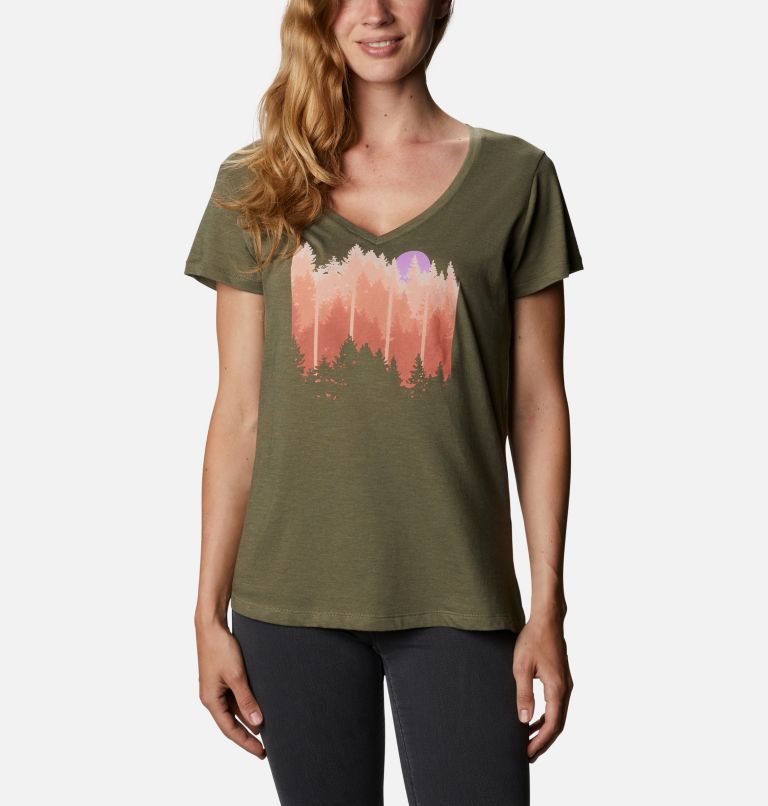 Green Women's Columbia Daisy Days T-Shirt | LBHZQN-589 - Columbia Outlet Online