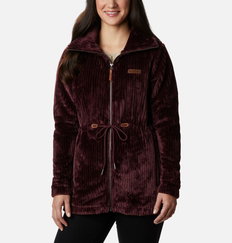 Black Women's Columbia Fireside Sherpa Fleece Jacket | XGFMHL-608 - Columbia Outlet Online