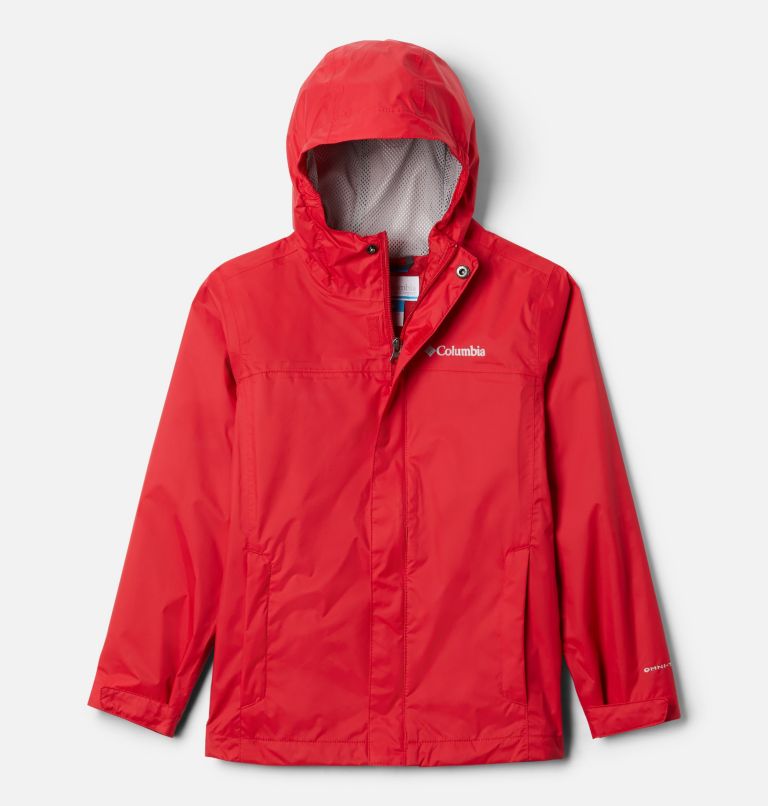 Red Kids' Columbia Watertight Waterproof Jacket | GYPSWI-591 - Columbia Outlet Online