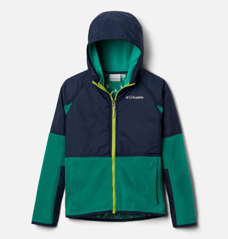 Green Navy Kids' Columbia Basin Butte Fleece Jacket | RFKNBJ-320 - Columbia Outlet Online