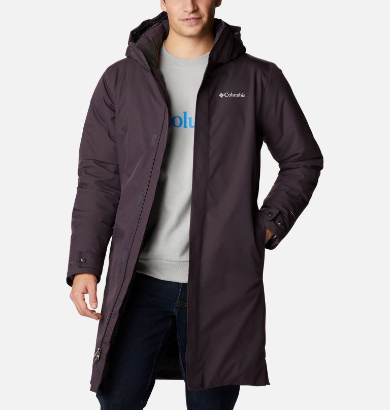 Black Men's Columbia Blizzard Fighter Parkas | ZCKBNL-386 - Columbia Outlet Online