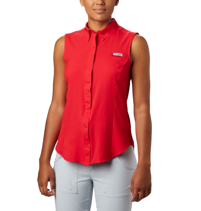 White Women's Columbia PFG Tamiami Shirts | FQNGAB-104 - Columbia Outlet Online