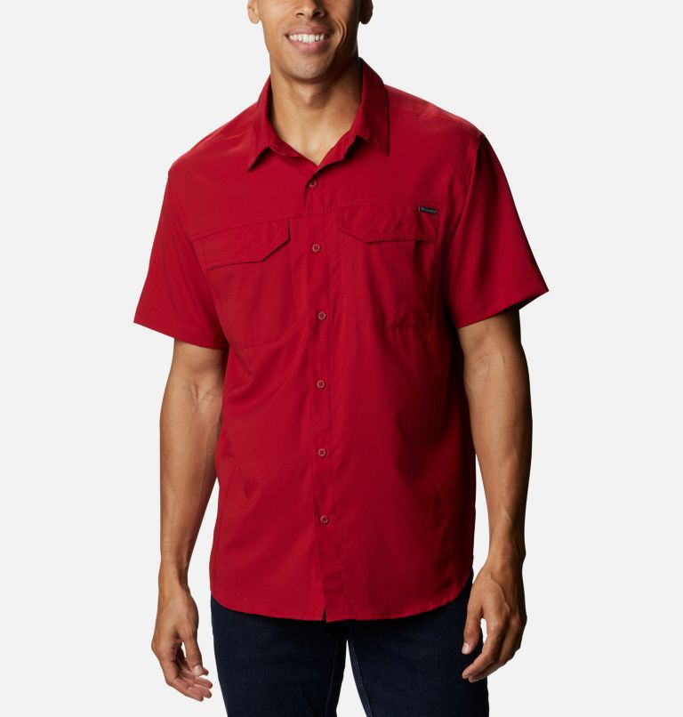 White Men's Columbia Silver Ridge Lite Shirts | ZPXICN-054 - Columbia Outlet Online