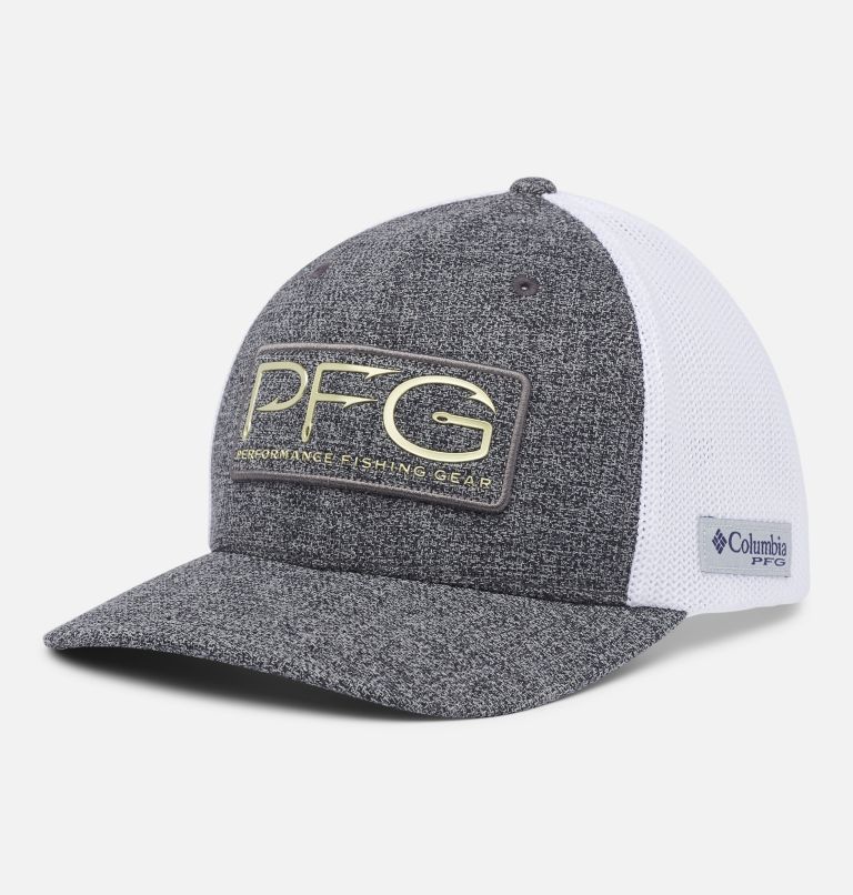 Silver Men's Columbia PHG Mesh Baseball Cap Hats | QYGHWZ-378 - Columbia Outlet Online