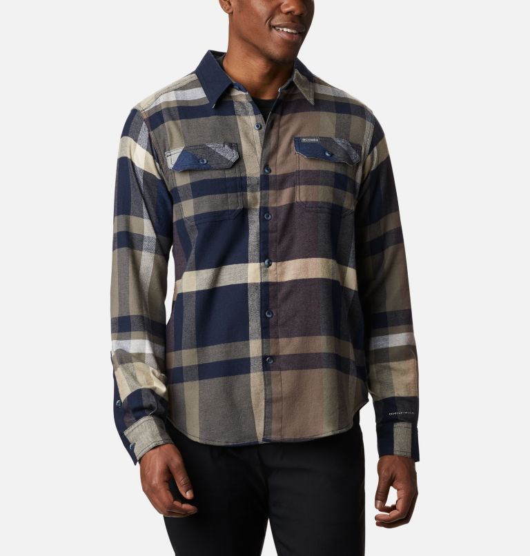 Blue Men's Columbia Flare Gun Shirts | OMAJYV-052 - Columbia Outlet Online
