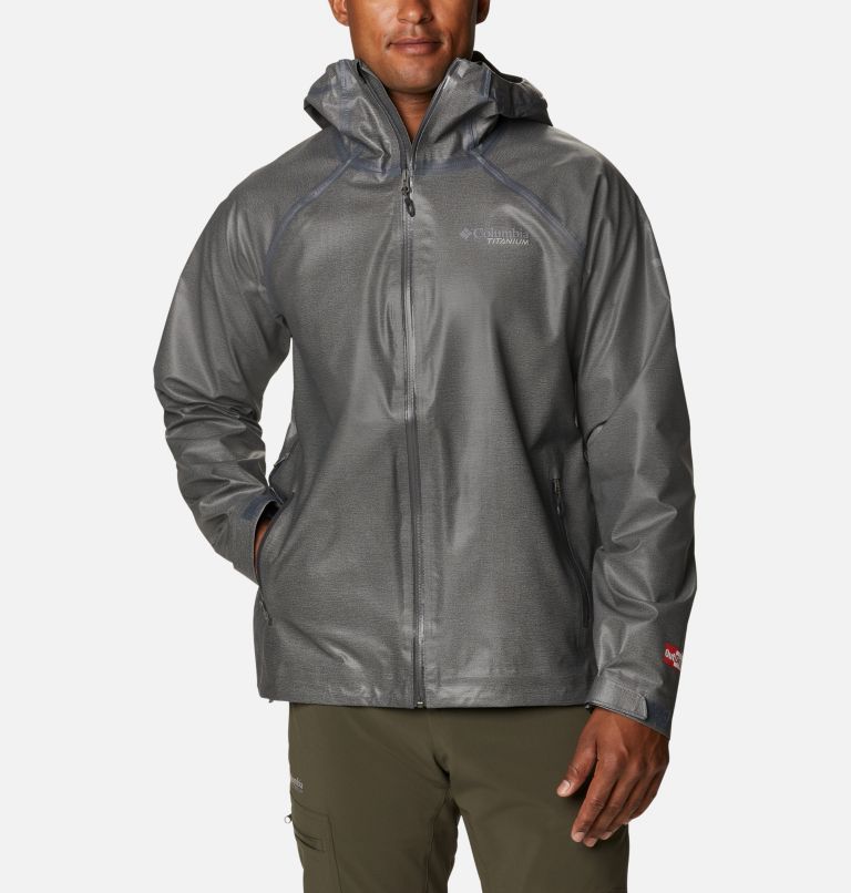 Green Men's Columbia OutDry Rain Jacket | XSOLFU-916 - Columbia Outlet Online
