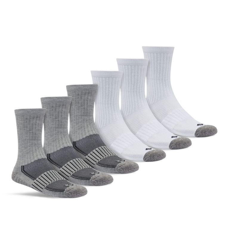 White/Grey Men's Columbia Sport Socks | BTXIJS-163 - Columbia Outlet Online