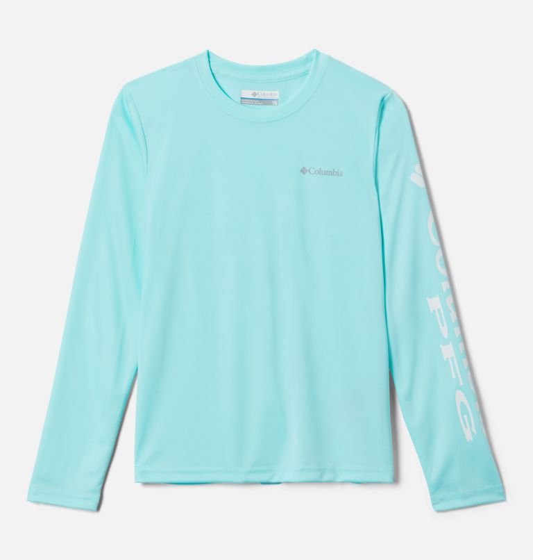 Blue Grey Kids' Columbia PFG Terminal Tackle Shirts | KAMGUL-179 - Columbia Outlet Online