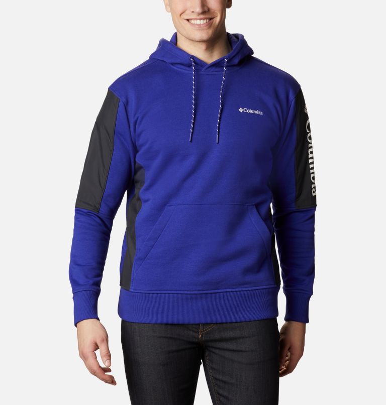 Purple Black White Men's Columbia Minam River Hoodies | EWLSFU-713 - Columbia Outlet Online